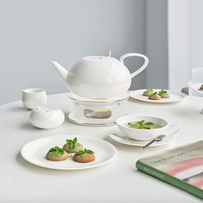 KAYCROWN Teapot Warmer, Ceramic Tea Warmer - Image 2