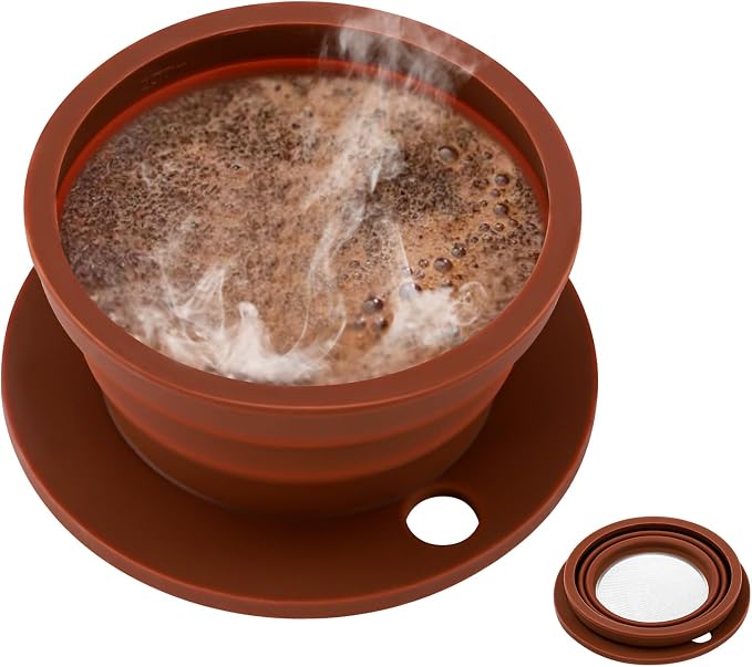 Collapsible Paperless Pour Over Coffee Dripper by VVGCS