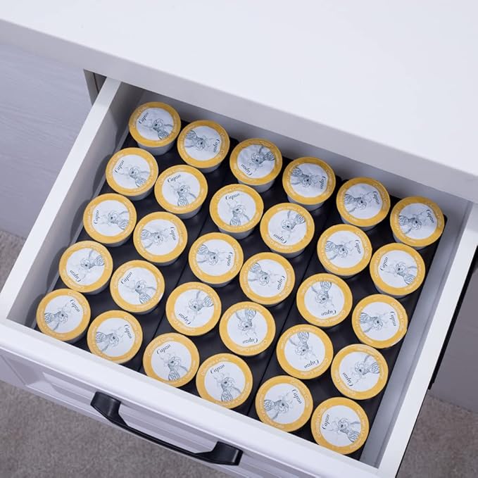 Coffee Pod Storage Organizer for Kitchen Drawer, Holders 40 K CUP, Premium by wobivcs