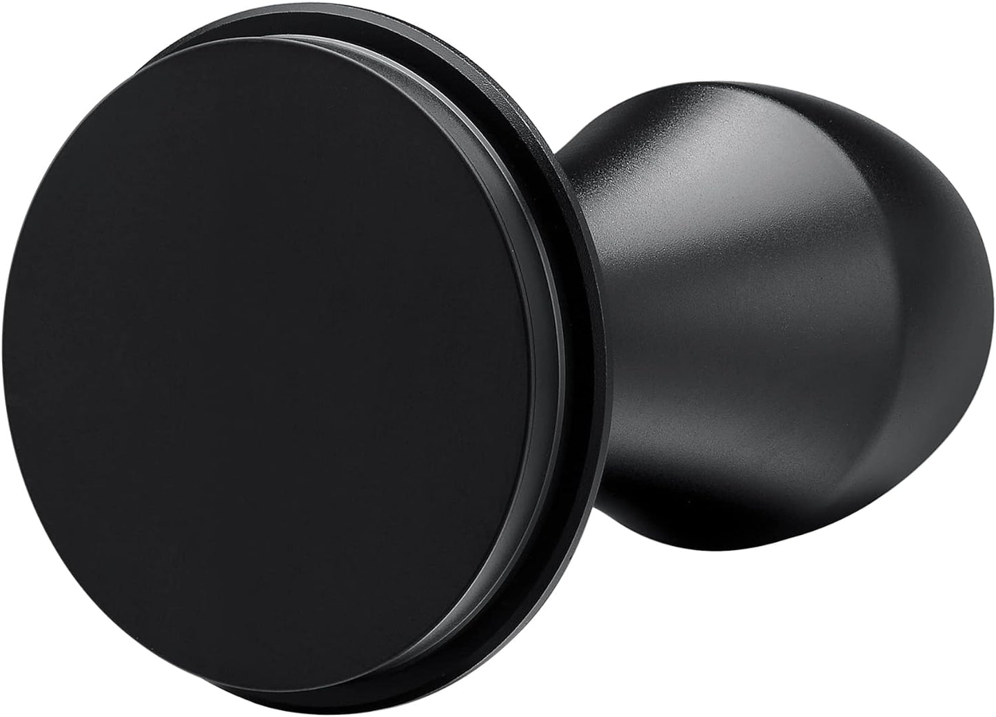 Normcore 58.5mm Espresso Coffee Tamper V4 - Spring Loaded Tamper With Titanium PVD Coating Flat Base -15lb / 25lb / 30lbs Replacement Springs