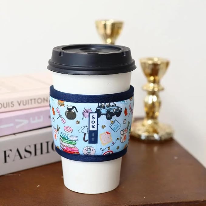 Sok It HotSok Coffee & Tea Reusable Insulated Neoprene Cup Sleeve - Image 2