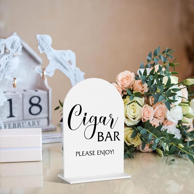 Cigar Bar Sign Wedding Bar Sign Wedding Table Signs - Image 4