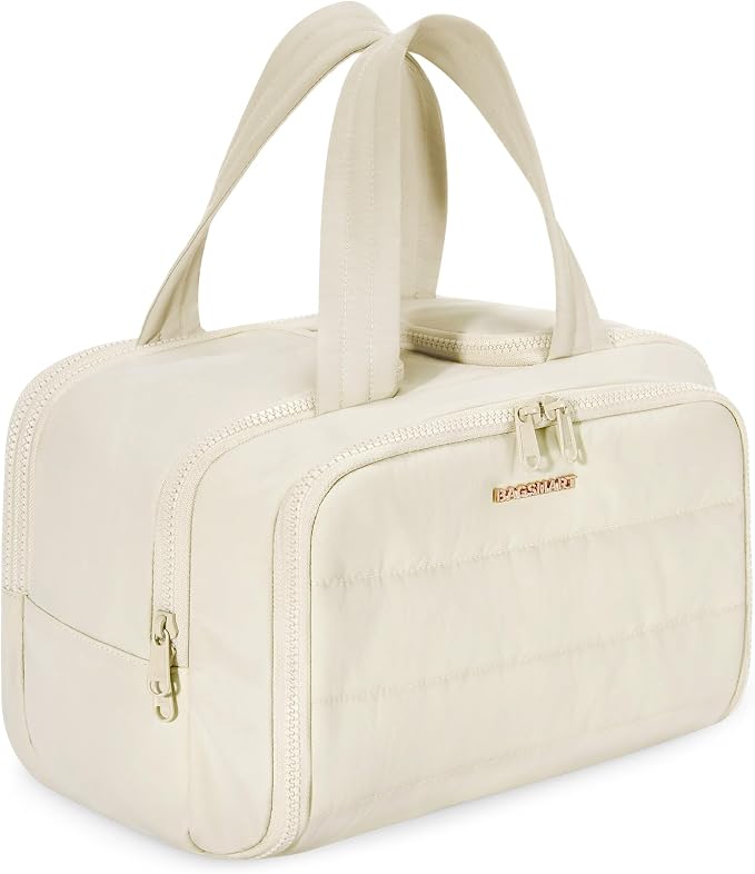BAGSMART Travel Toiletry Bag, Crush Toiletry Bag by BAGSMART