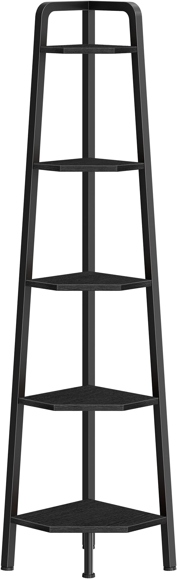 CHOEZON Corner Shelf, 5-Tier Ladder Corner Shelf, Ladder Bookshelf, 59.6" Tall - Image 7