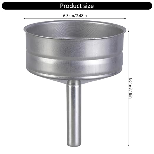 6 Cup Coffee Pots Funnel Stainless Steel Replacement Funnel - Image 4