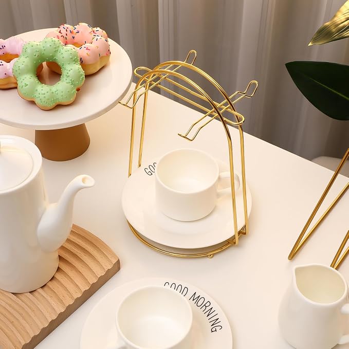 jojofuny Golden Mugs Display Holder Stand - Image 6