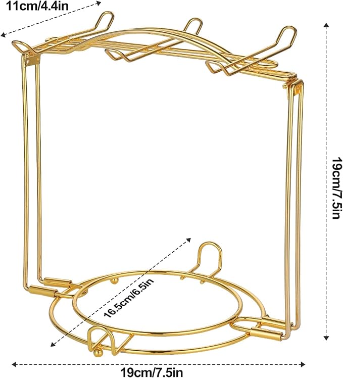 Coffee Cup Holder, Metal Organizer - Image 4
