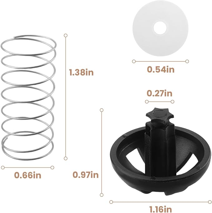 Coffee Replacement Brew Basket Spring Loaded Stopper Kits - Image 2