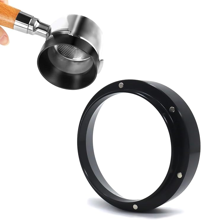 1pc Espresso Dosing Funnel 51/53/58mm Coffee Dosing Ring Aluminum Espresso - Image 3