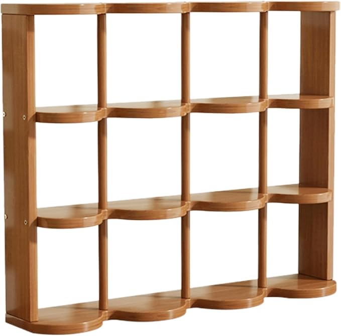 Wooden Coffee Mug Display Rack, Countertop Freestanding Grid Vintage Coffee Cup by Unknown
