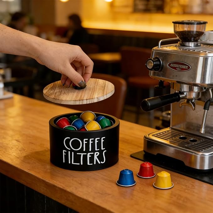 1 Pack Black Coffee Filter Holder - Image 4
