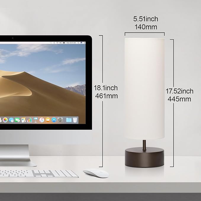 3 Way Dimmable Touch Control Table Lamp, Bedside Table Lamp - Image 4