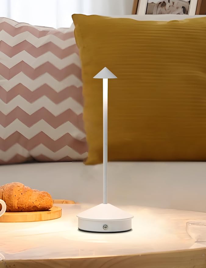 Cordless Table Lamps, LED Rechargeable Desk Lamp, Portable Modern USB Battery - Image 6
