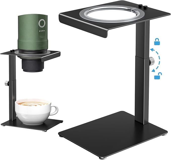 Portable Coffee Maker Stand, Adjustable-height Pour Over Dripper Stand by LOXSUN