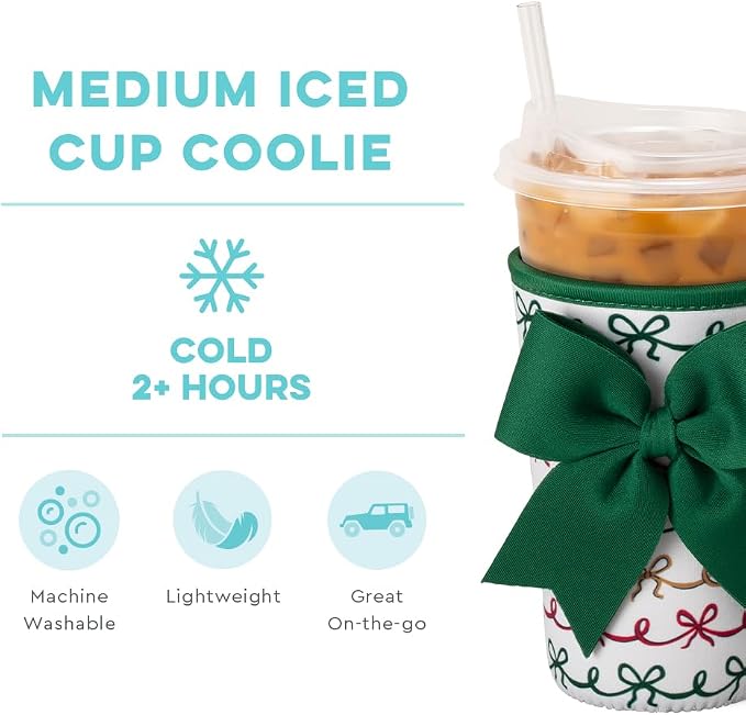Swig Life Medium Iced Cup Coolie, Standard 22oz Iced Coffee Cup Insulator Sleeve - Image 4