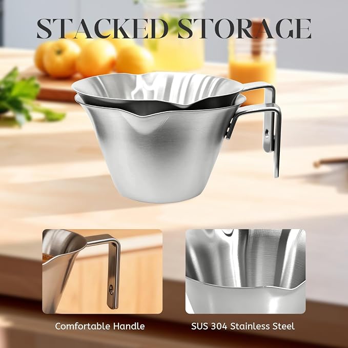 2 Pcs Stainless Steel Espresso Cups - Image 6