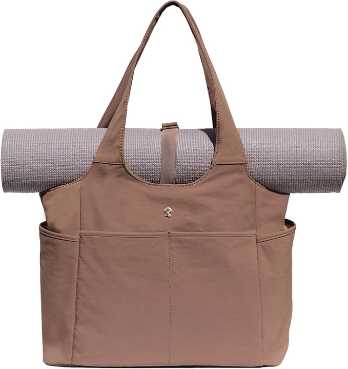 ESVAN Yoga Tote Bag Mat bag Women Shoulder Bags Carryall Tote by ESVAN