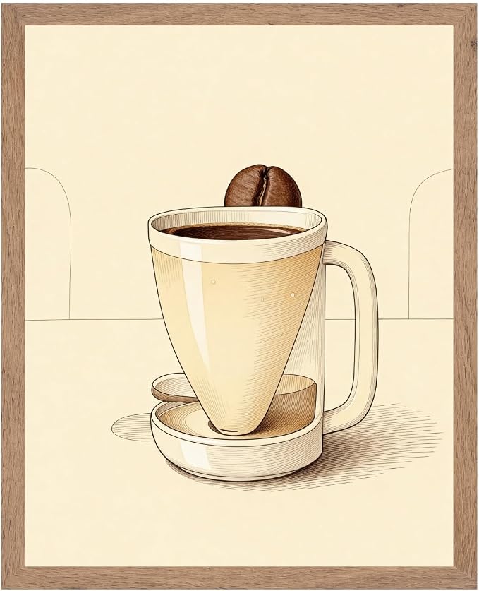 Lawrence Williams Designs Coffee Cup Poster by LawrenceWilliamsDesigns