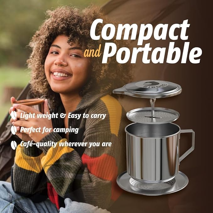 Birdee Vietnamese Coffee Dripper - 16 oz - Image 3