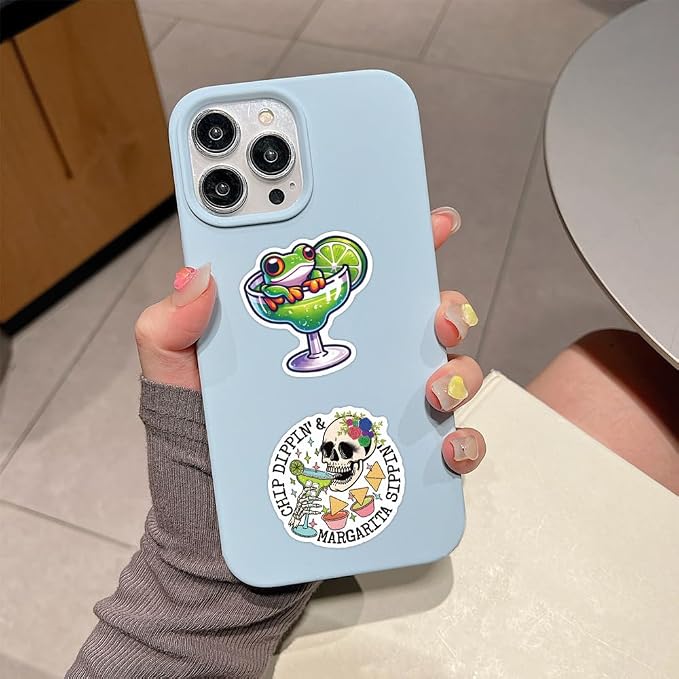 55PCS Margarita Cocktail Stickers, Waterproof Vinyl Stickers - Image 6