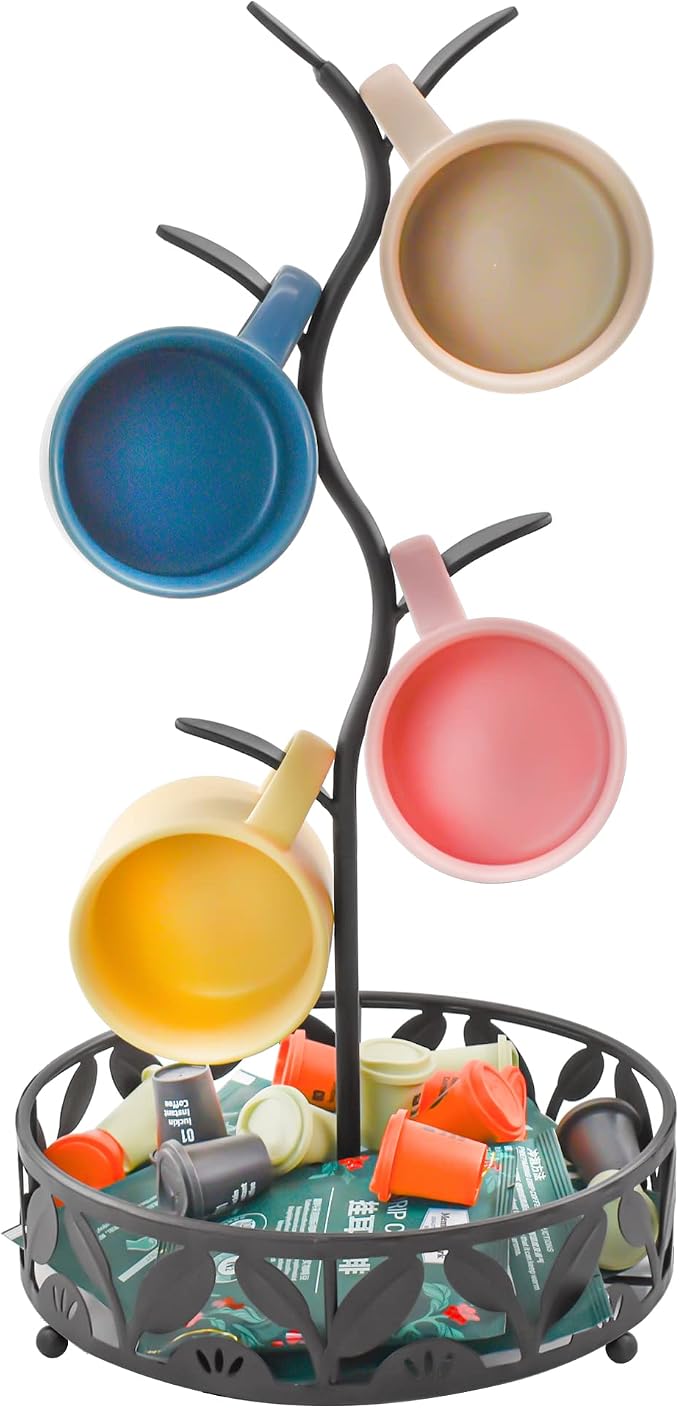 VANRA Mug Tree Holder Stand Coffee Mug Rack Countertop by VANRA