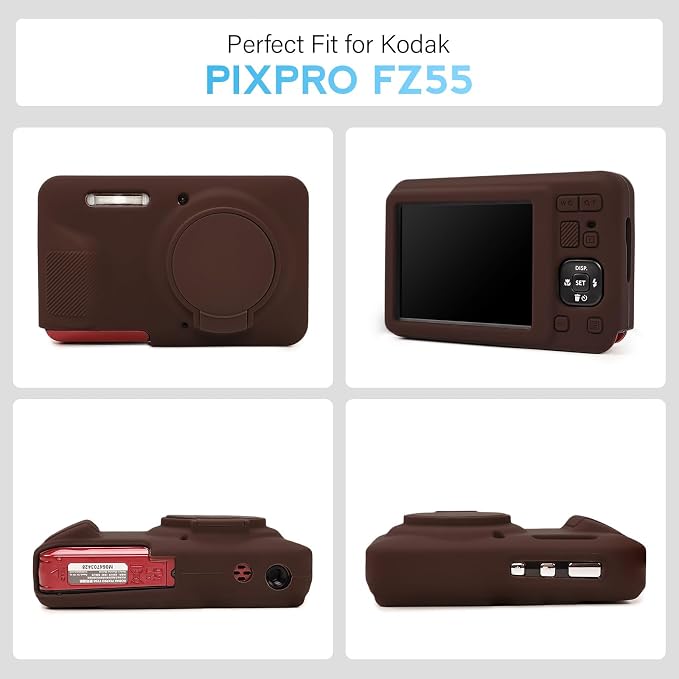 Case for Kodak PIXPRO FZ55, Soft Silicone Camera Case for Kodak FZ55 - Image 2