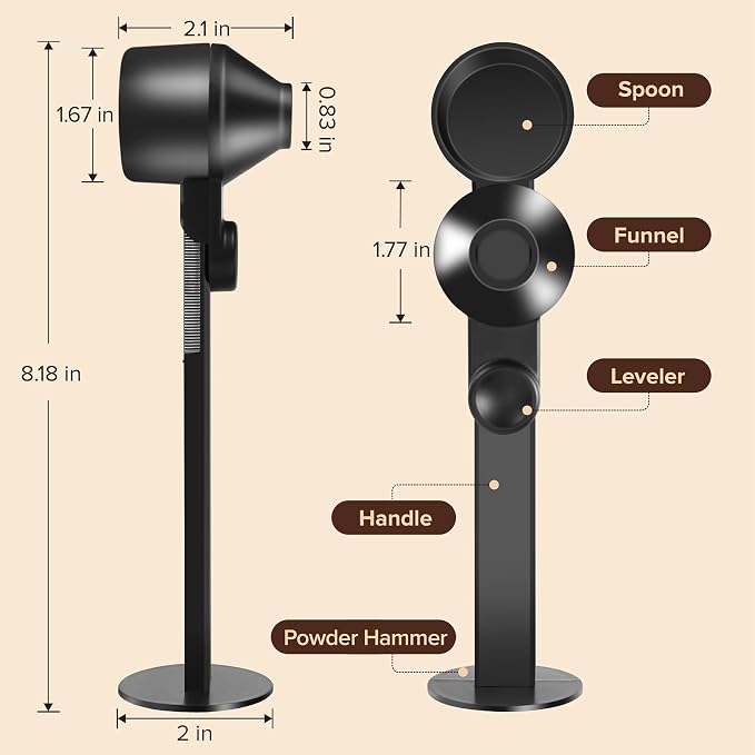 Coffee Scoop 2Tbsp & 51mm Espresso Tamper - Image 2