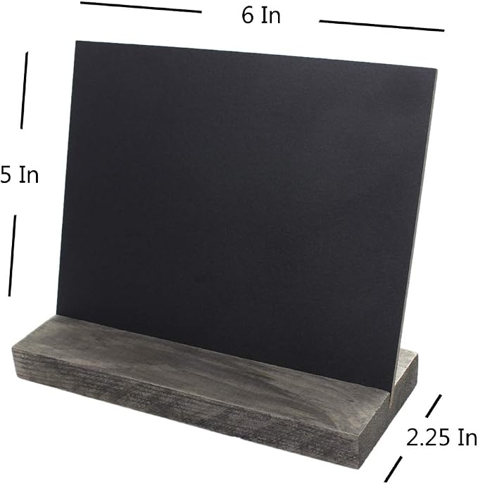 5 X 6 Inch Mini Tabletop Chalkboard Signs - Image 2