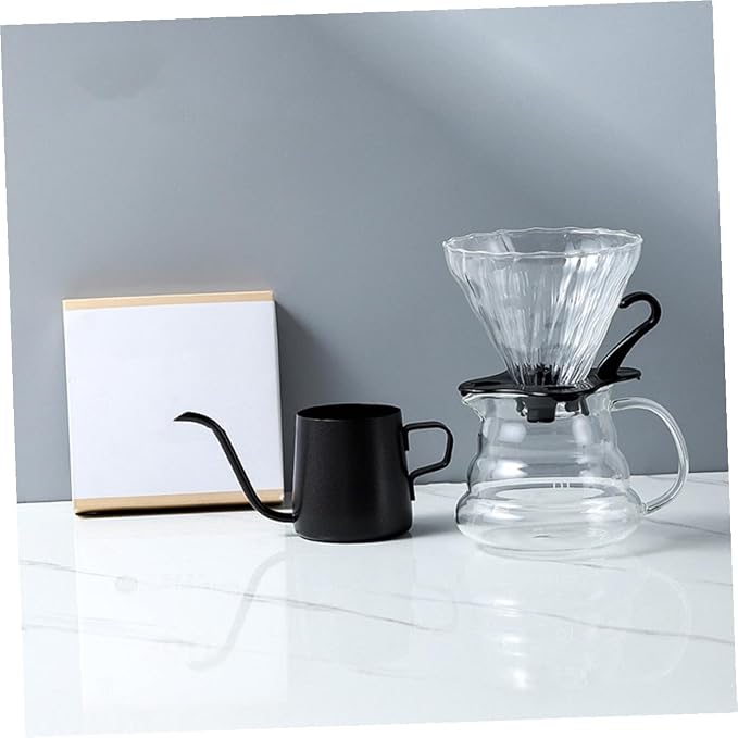 Ciieeo Multi-use Home Coffee Pot Funnel Reusable Strainer Glass Construction - Image 6