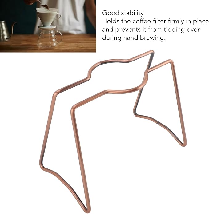 Coffee Dripper Stand, Pour Over Coffee Dripper Stand, Iron Filter Holder Rack - Image 5