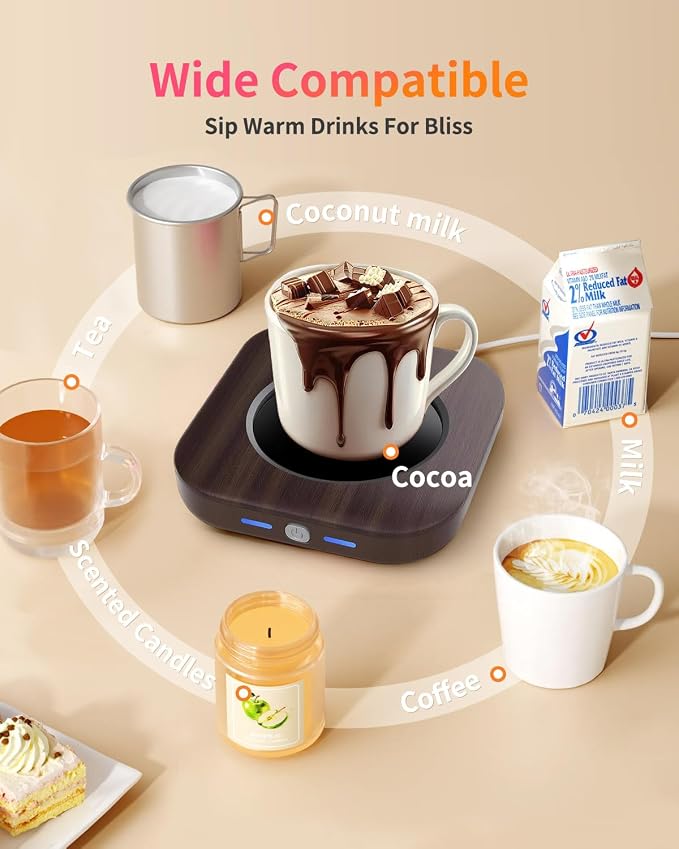 Mug Warmer - 3-Temp Settings Coffee Mug Warmer - Image 4