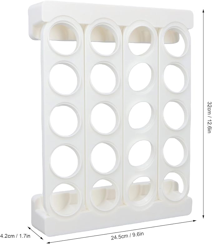 Coffee Pods Display Rack, 24.5x32x4.2cm / 9.6x12.6x1.7in 20 Pots Wall Mountable - Image 2