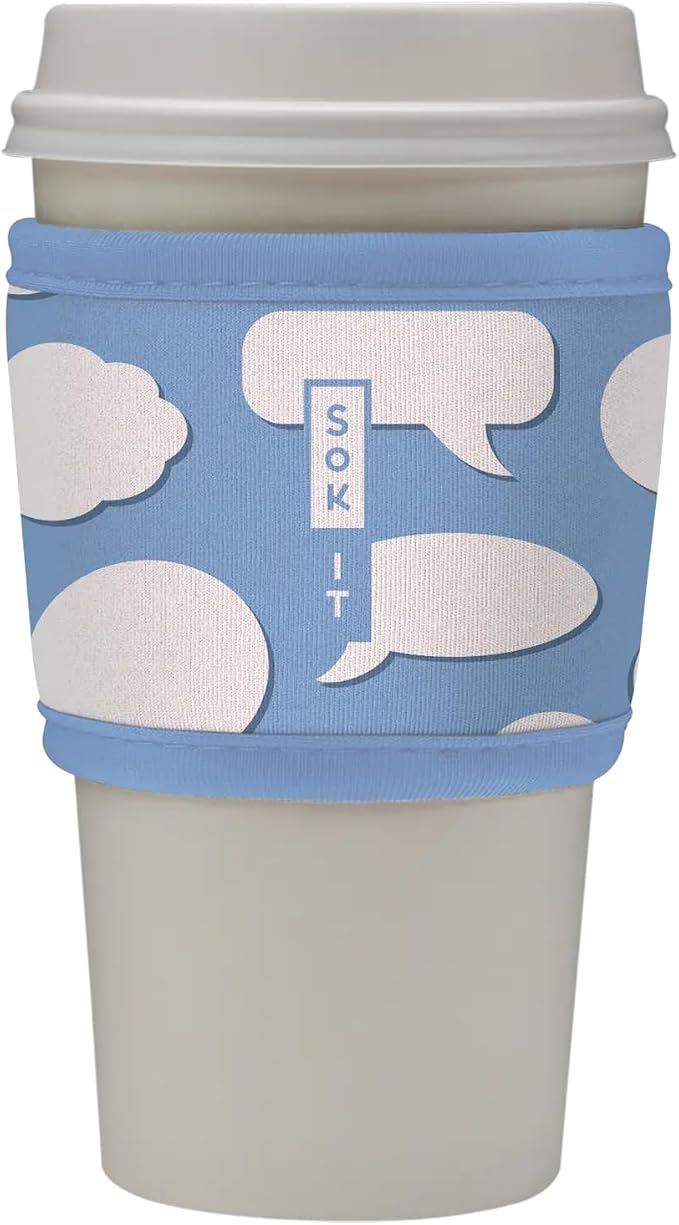 Sok It HotSok Coffee & Tea Reusable Insulated Neoprene Cup Sleeve by SokIt