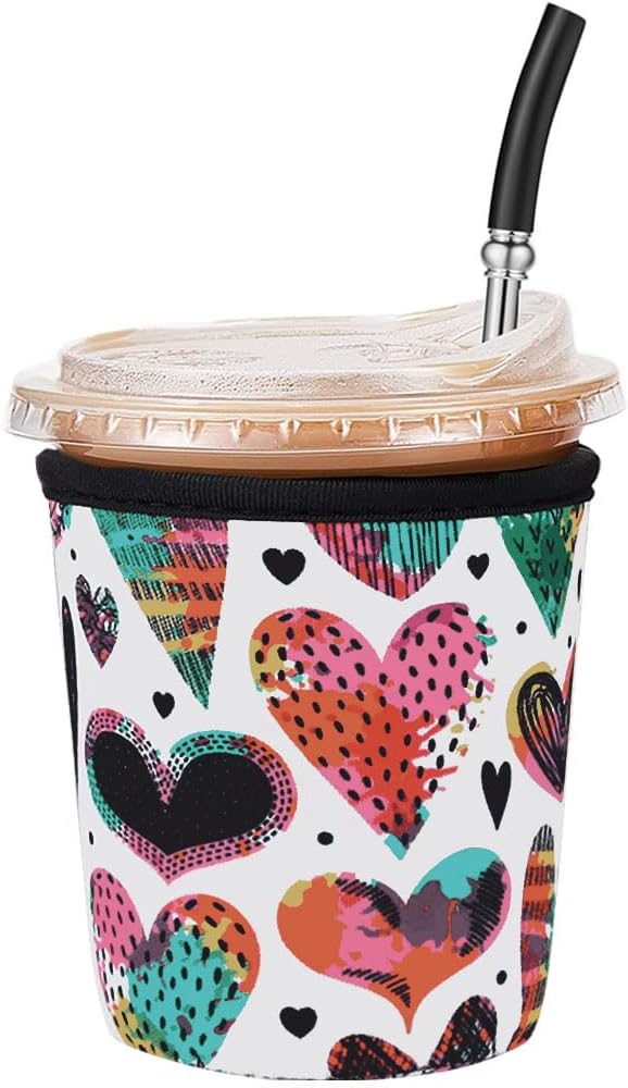 Iced Coffee Sleeve Reusable Small 16-20oz by Cavllson