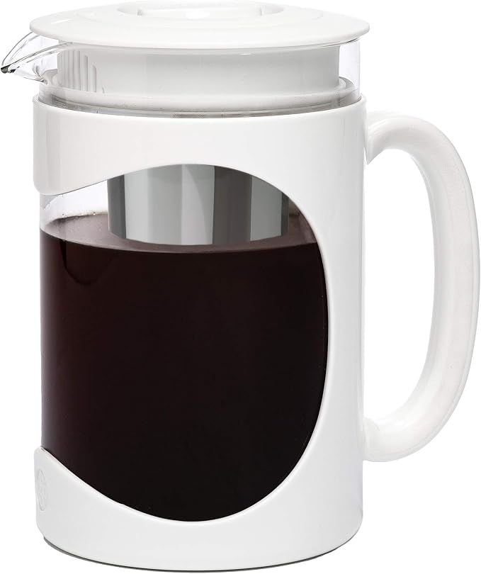 Primula Burke Deluxe Cold Brew Iced Coffee Maker, Comfort Grip Handle, Durable by Primula