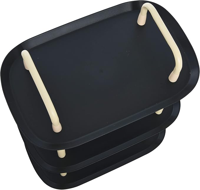 Main + Mesa Modern Plastic and Metal 3-Tier Trolley - Image 7