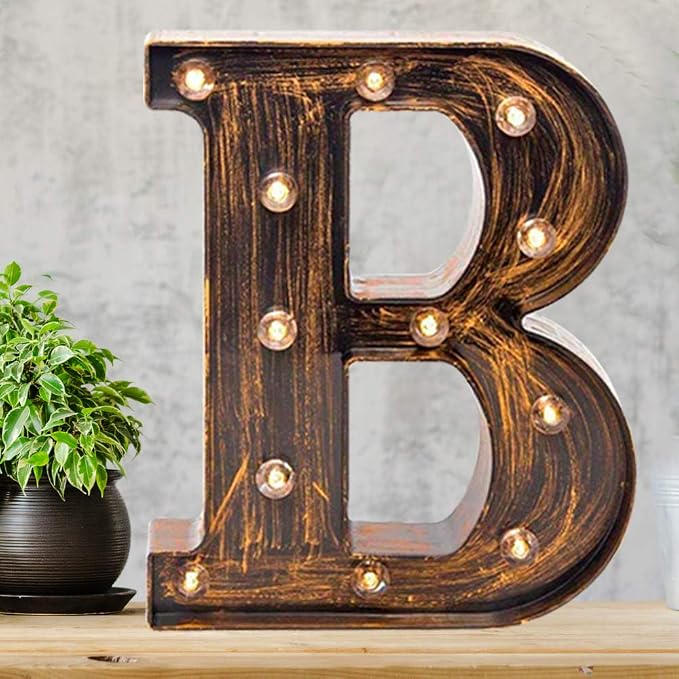 Pooqla Vintage Light Up Marquee Letters - Image 8