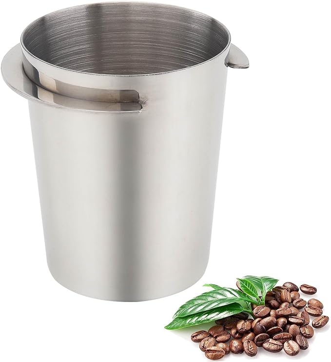 Coffee Dosing Cup 54mm, Stainless Steel Espresso Coffee Dosing Cup Espresso by TQEONKL
