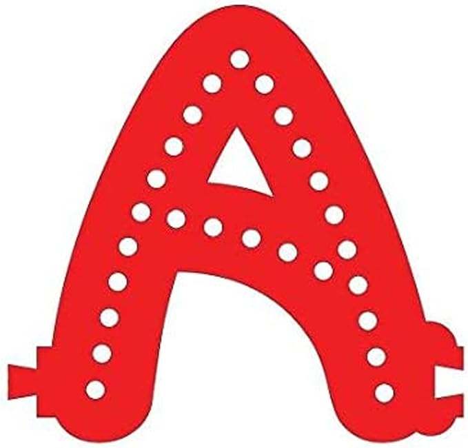 M&T Displays LED Marquee Letter Lights Modular Red Light Up Alphabet Initial A by MTDisplays
