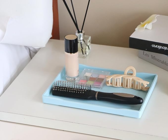 Blue Small Serving Tray, Countertop Organizer | - Image 4