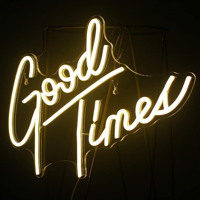 Looklight Good Times Neon Sign, Led Signs Neon Light - Image 2