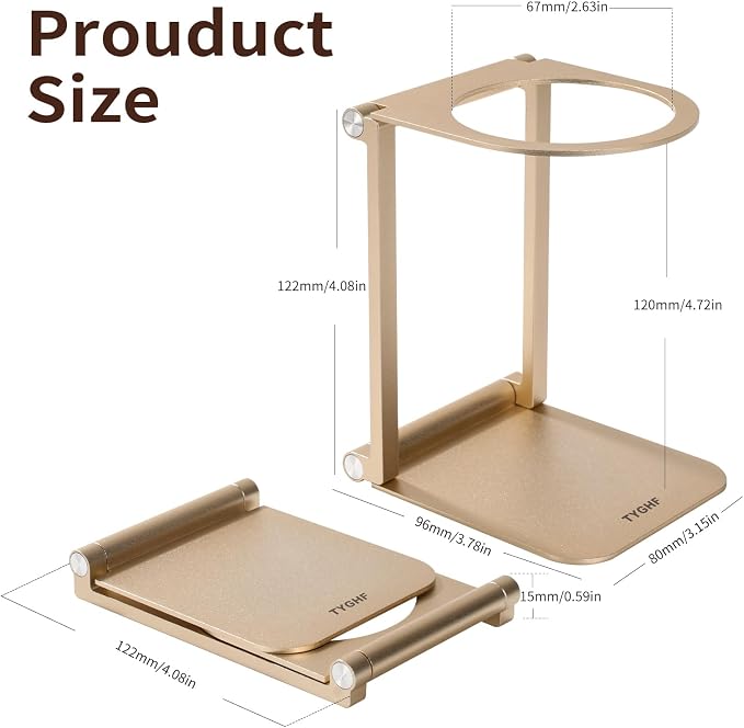 Pour Over Coffee Maker Stand, Foldable Portable Electric Espresso Machine Stand - Image 7