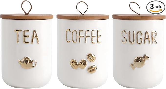 Ceramics Food Storage Jar Canister by HomeKitchen