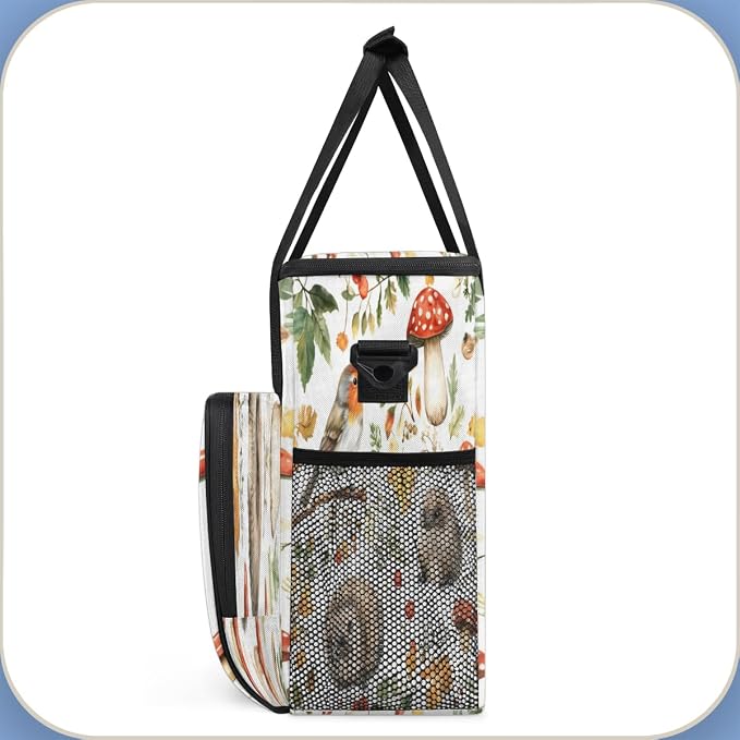 Hedgehog Mushroom Bird Coffee Machine Bag Compatible - Image 4