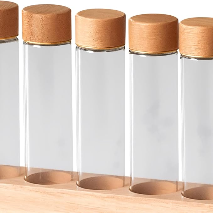 Glass Coffee Beans Storage Containers Single Bean Storage Tubes Coffee Bean - Image 3