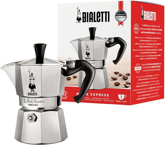 Bialetti - Moka Express: Iconic Stovetop Espresso Maker, Makes Real Italian by Bialetti