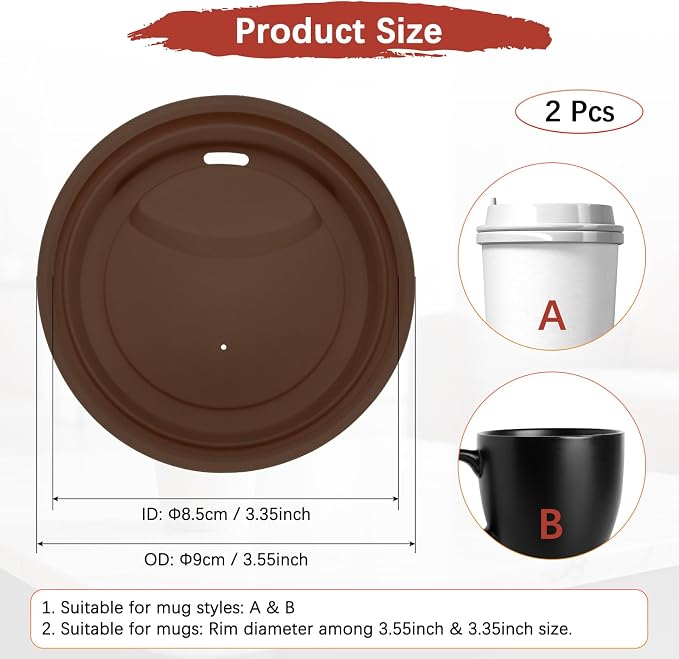 3.35IN Inner Silicone Cup Lids for Stanley - Image 4