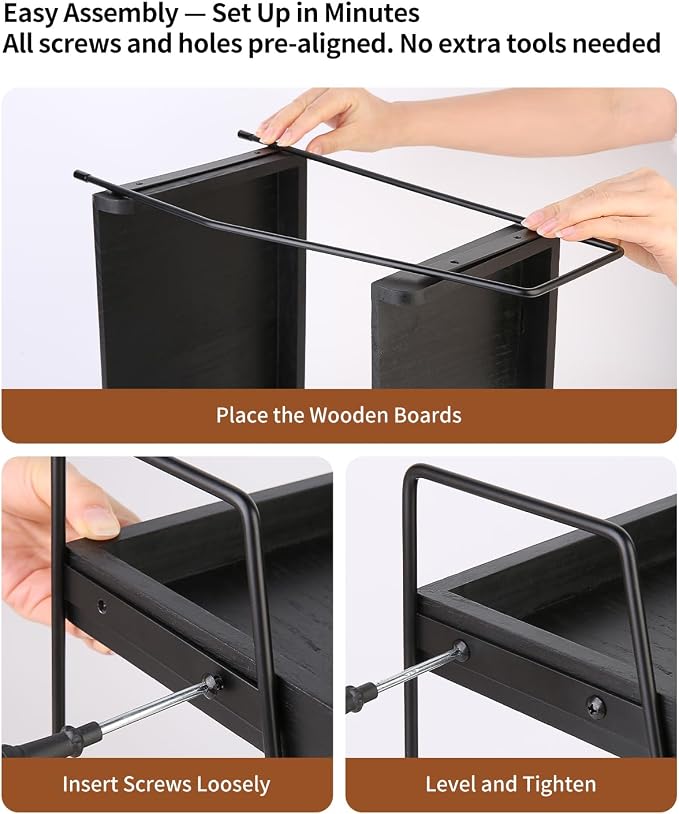 Coffee Bar Organizer for Countertop, 2-Tier Coffee Station Organizer - Image 5