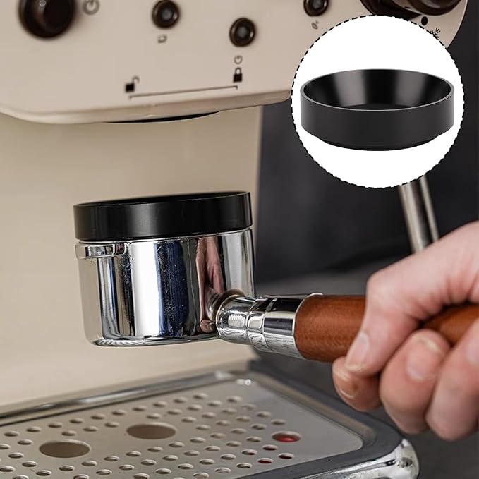 Espresso Dosing Funnel, Aluminum Coffee Powder Dosings Ring Cafe Maker Rings - Image 7