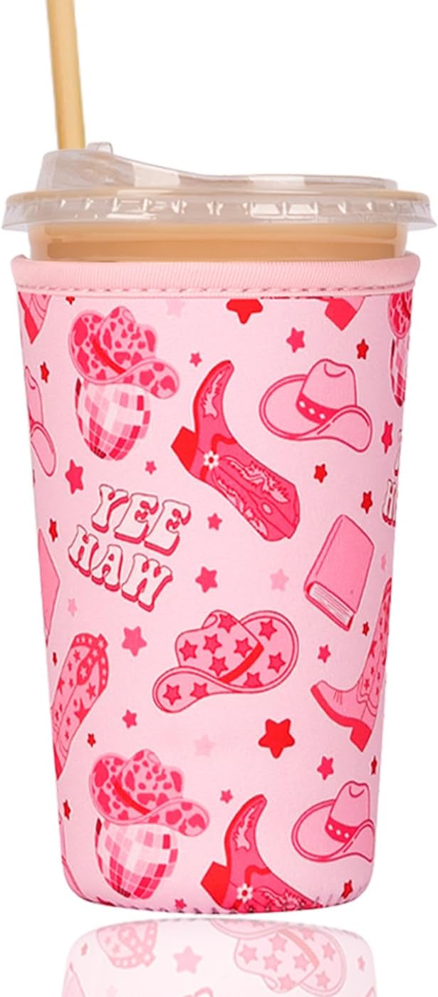 Reusable Insulated Sleeve for Iced Coffee Cup, Coffee Neoprene Sleeve for Cold by Unknown